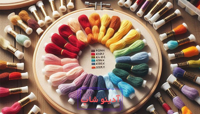 چه رنگ‌هایی برای گلدوزی مناسب هستند؟