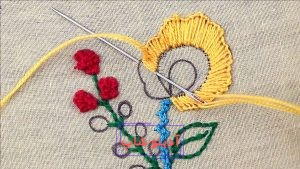 مدل گلدوزی روی مانتو