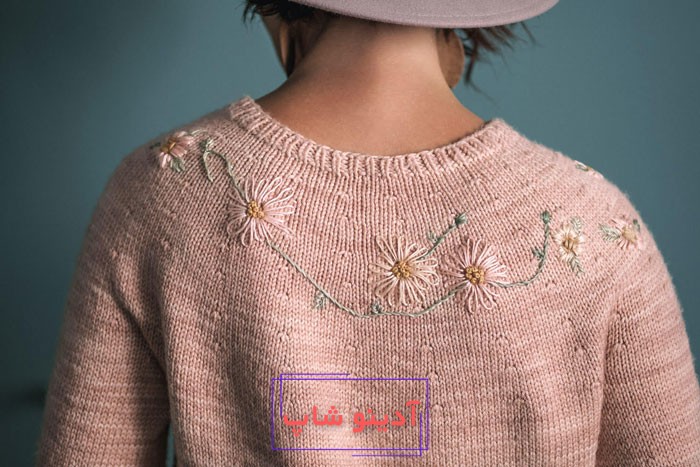 شماره دوزی روی پارچه بافت