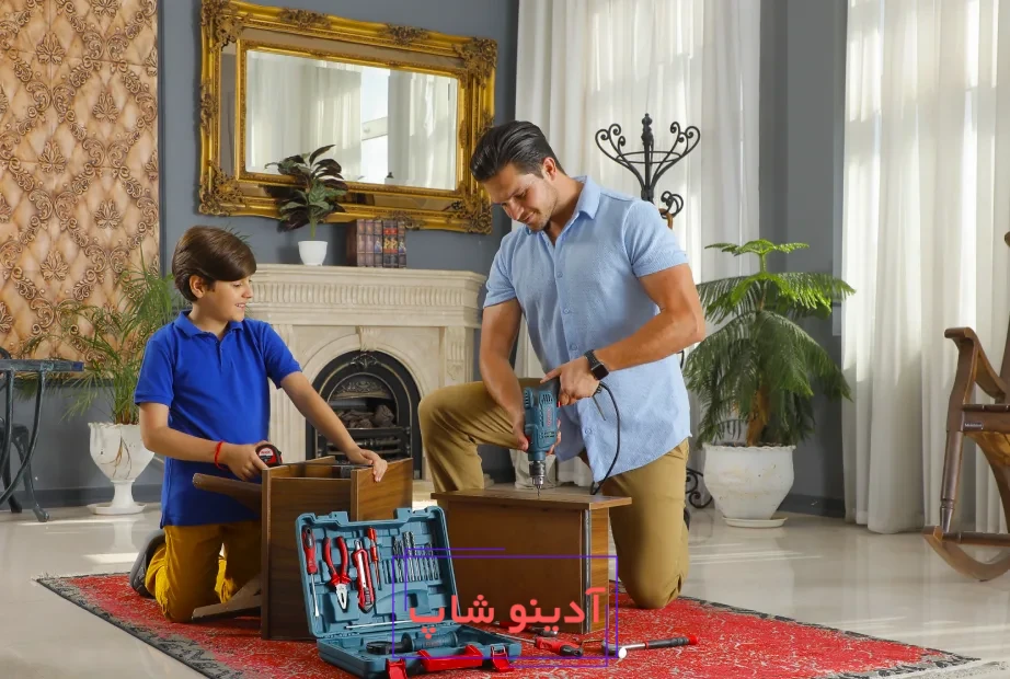 تصویر کیت دریل برقی چکشی RS-0001  رونیکس