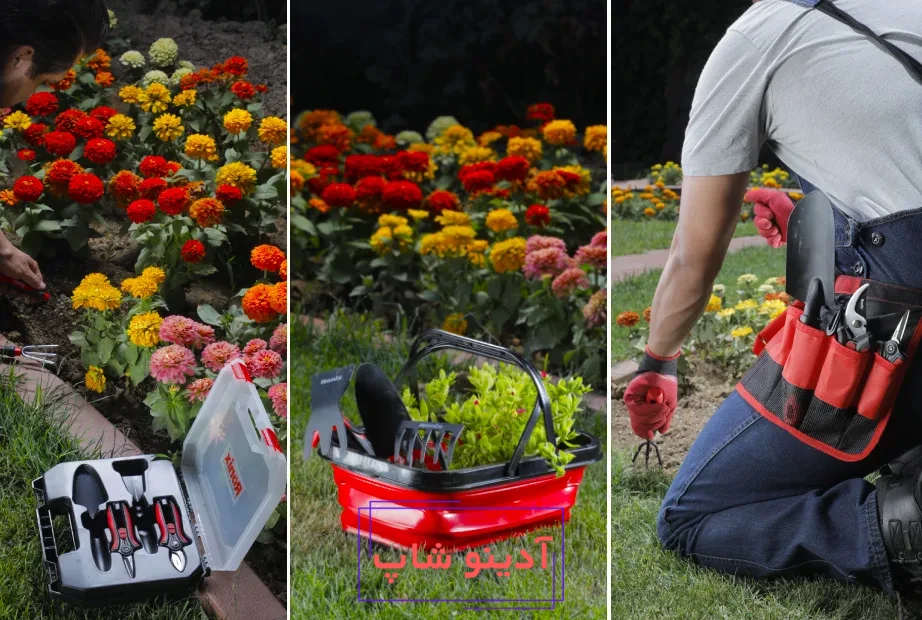 تصویر کیت ابزارهای باغبانی رونیکس