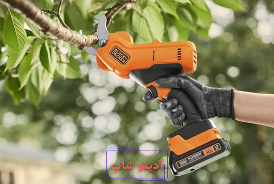 قیچی شارژی باغبانی بلک اند دکر