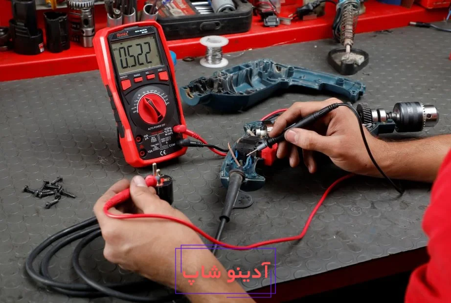 بررسی دریل با مولتی متر RH-9602 رونیکس