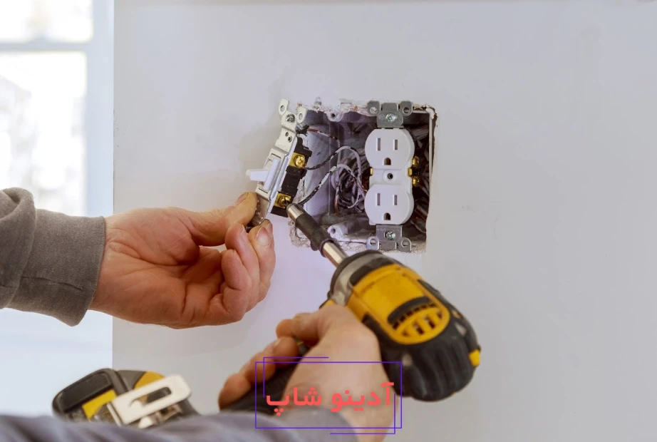 دریل کاری در برق کاری و سیم کشی