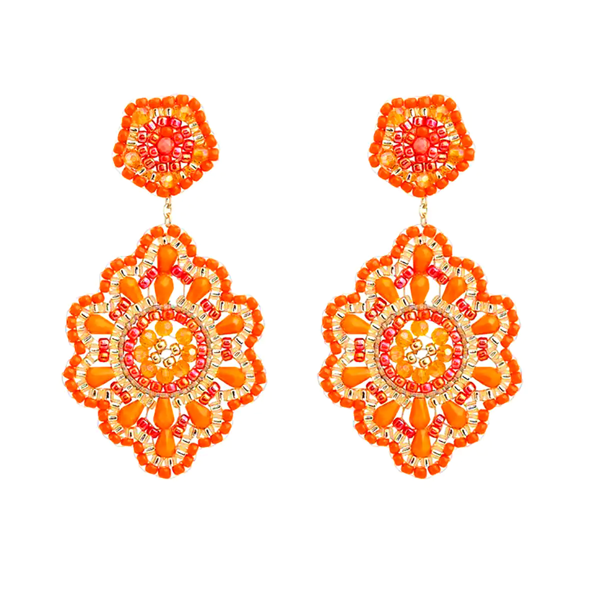 گوشواره مهره‌ای استیل