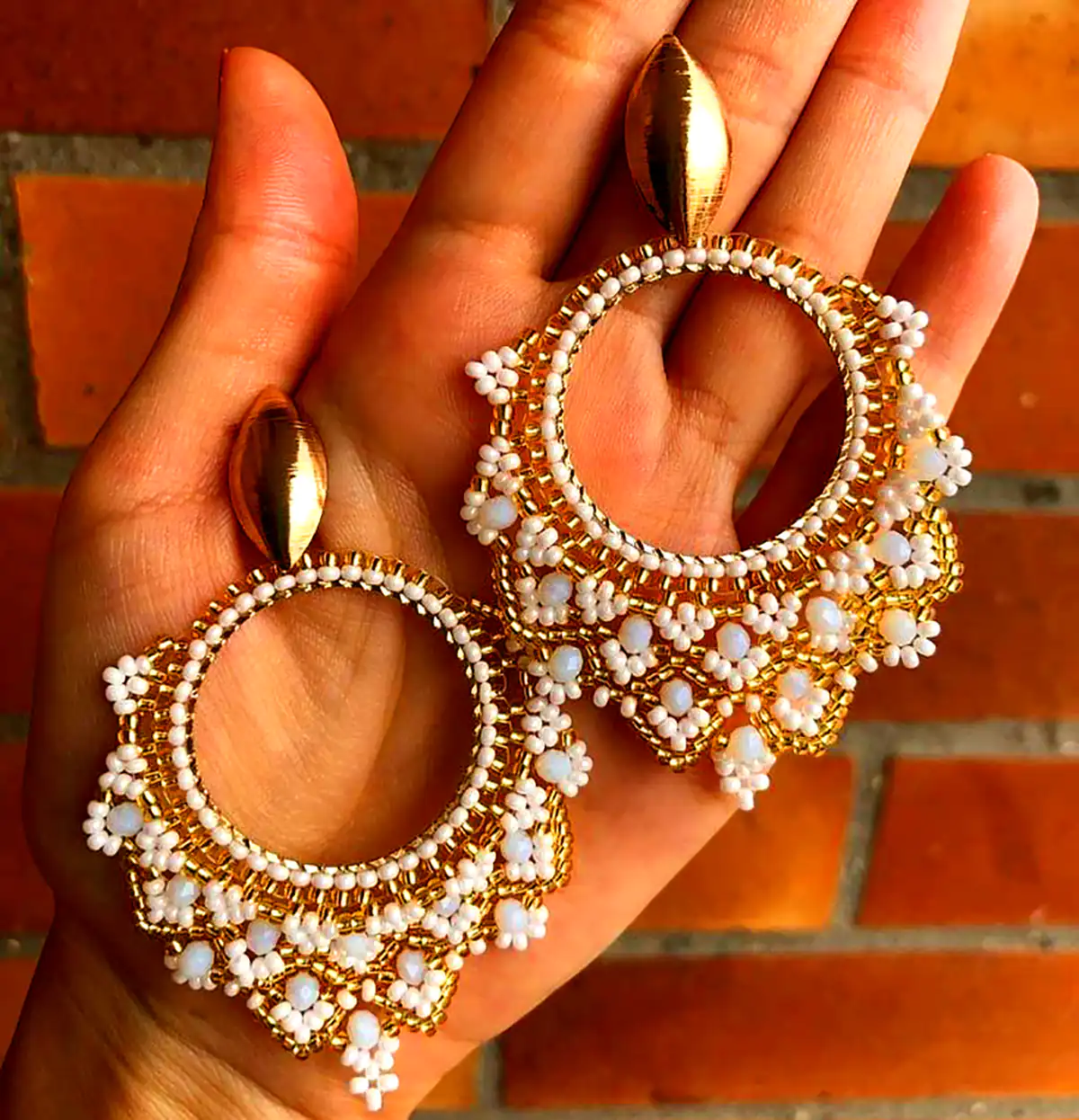گوشواره مهره‌ای استیل