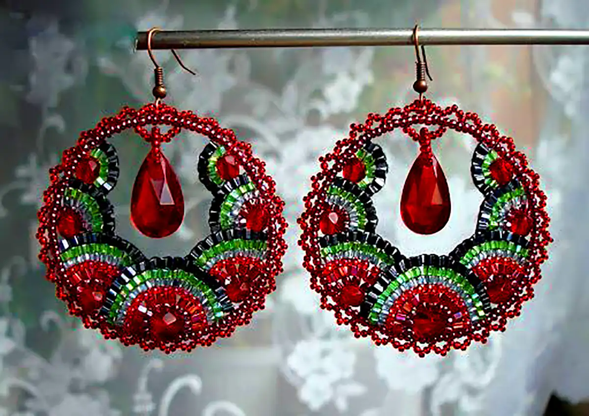 گوشواره مهره‌ای استیل