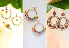 گوشواره مهره‌ای استیل