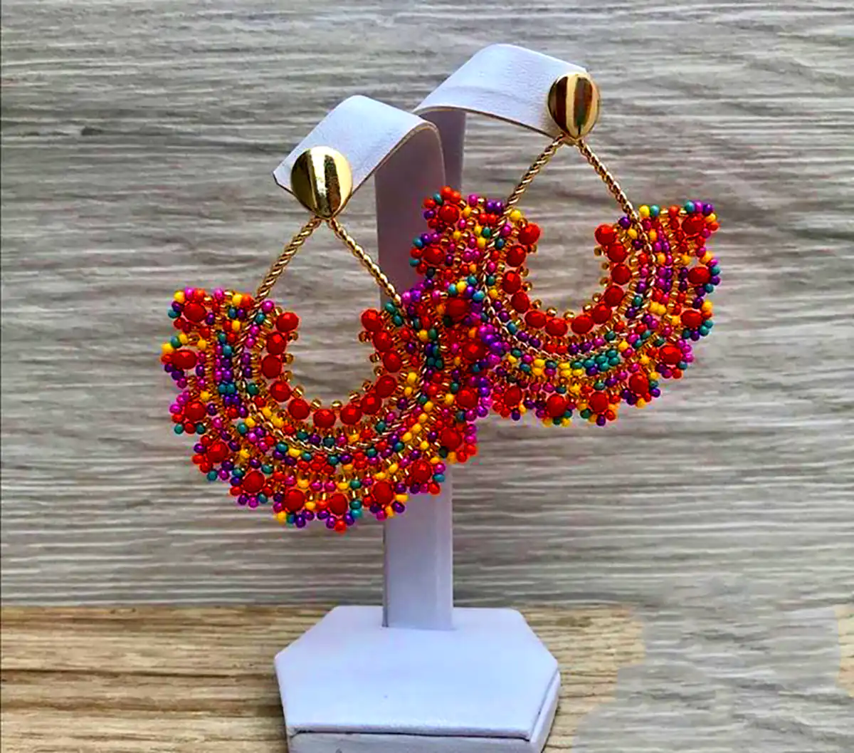 گوشواره مهره‌ای استیل