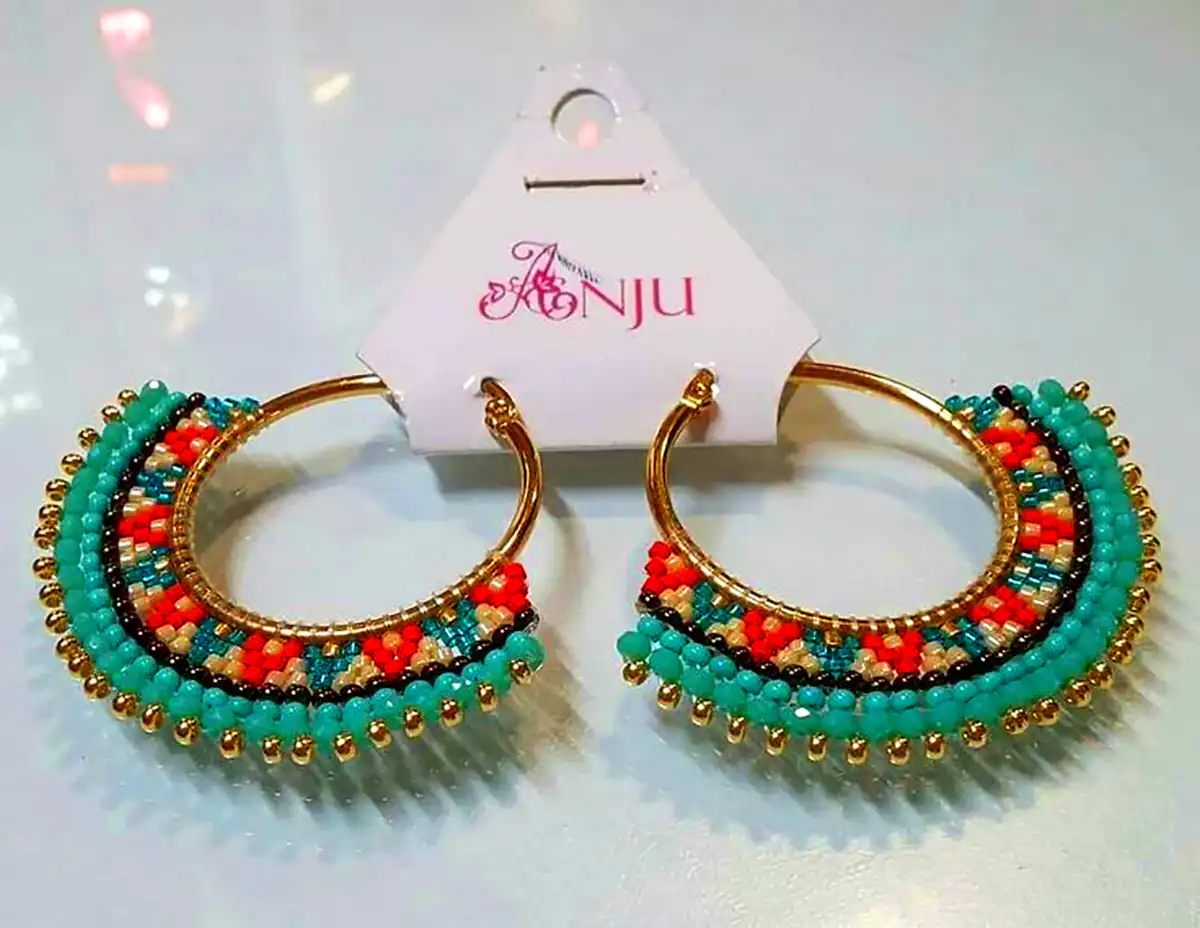گوشواره مهره‌ای استیل