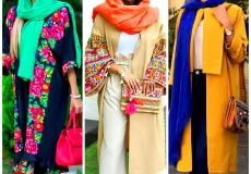 مانتو جدید رنگی