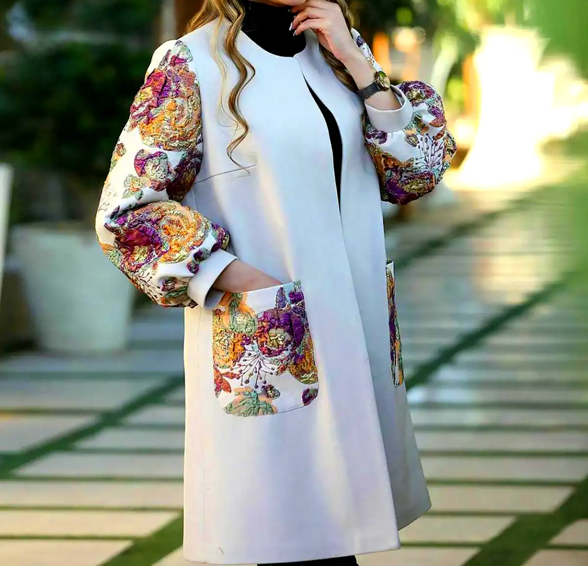 مانتو جدید رنگی