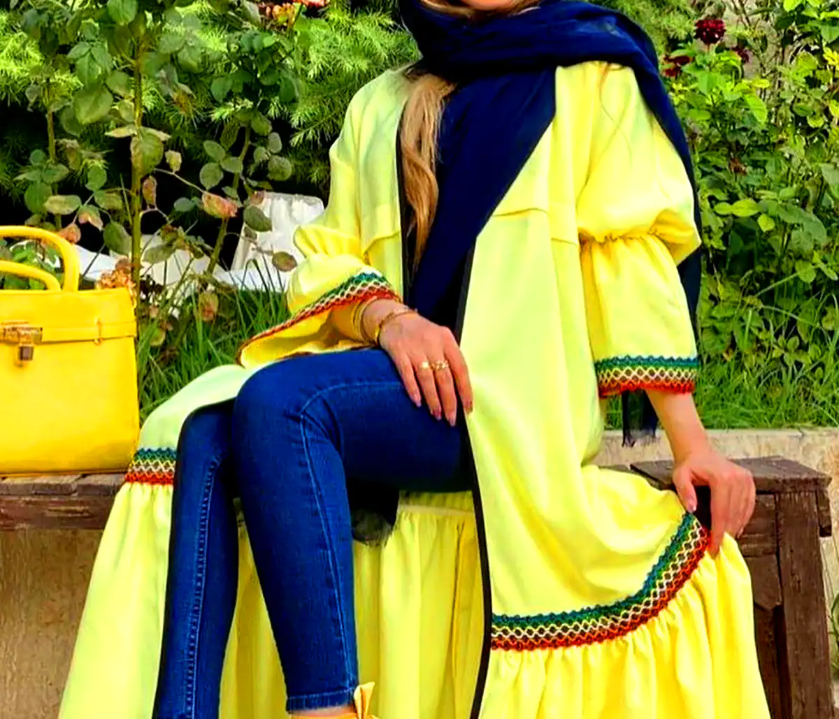 مانتو جدید رنگی