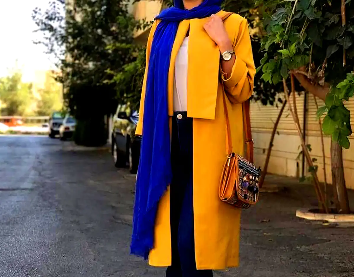 مانتو جدید رنگی