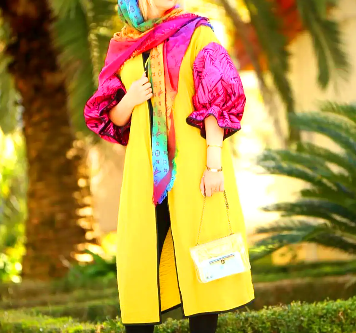 مانتو جدید رنگی