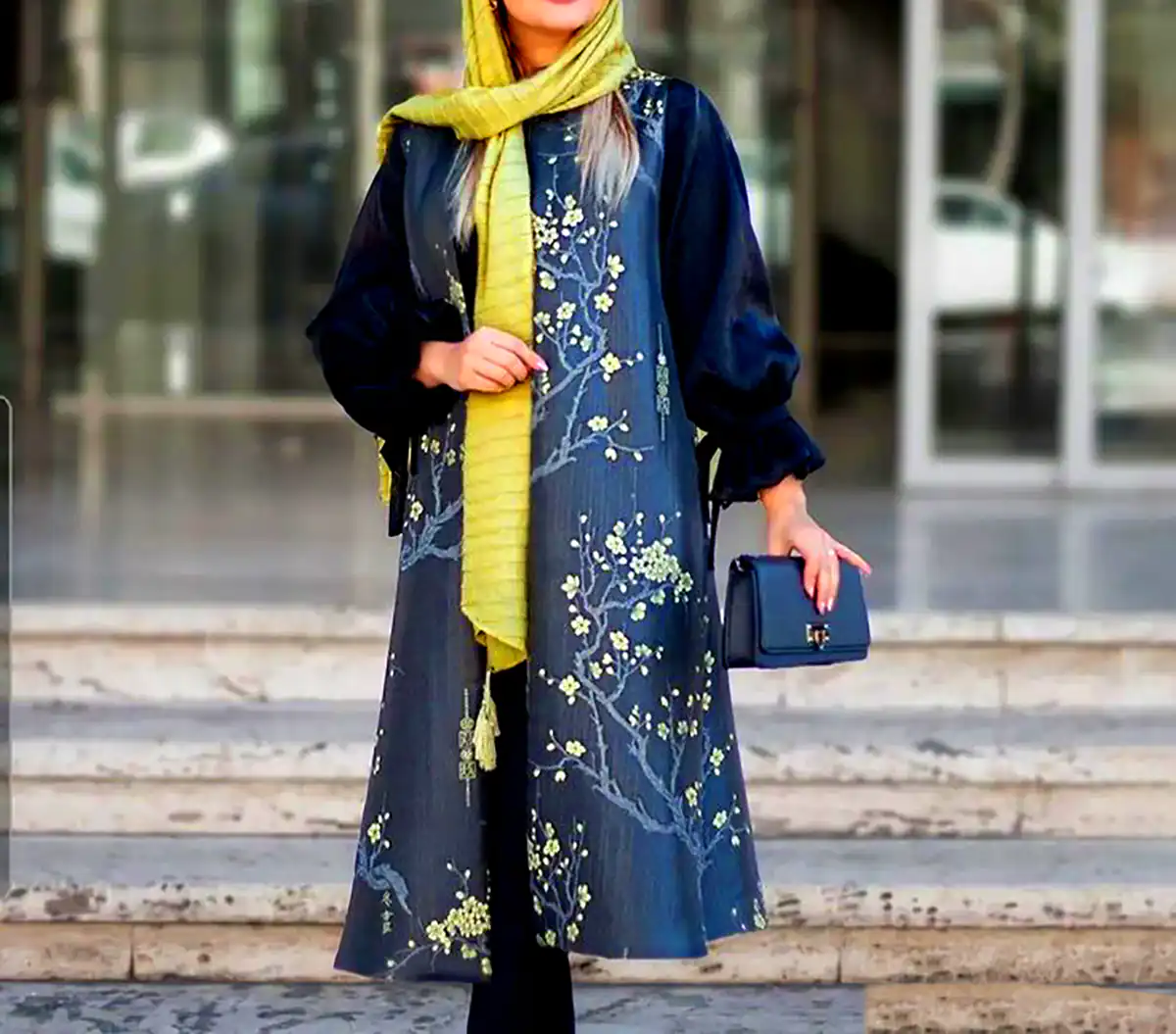 مانتو نخی بلند راحت
