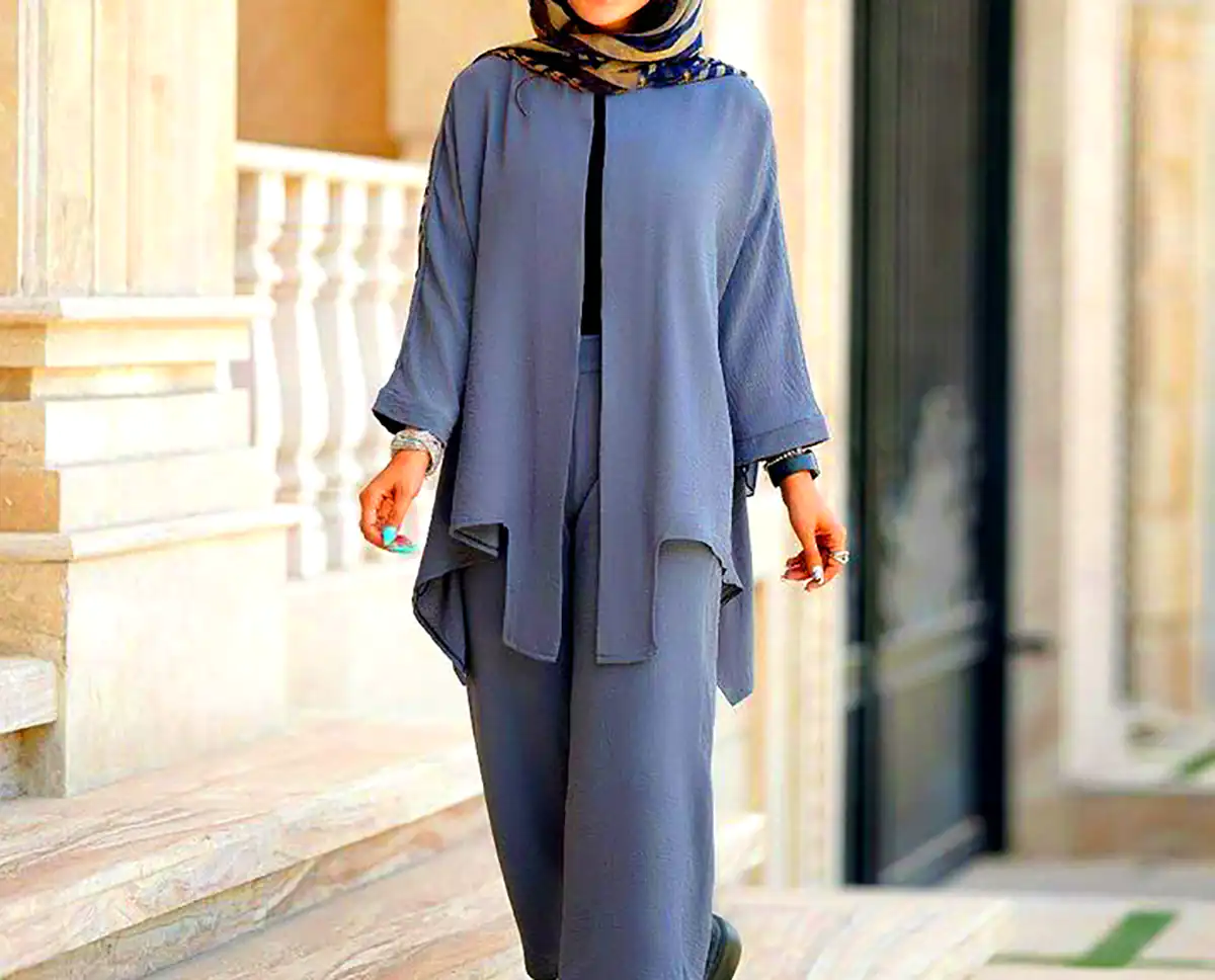 مانتو رنگی شیک اسپرت