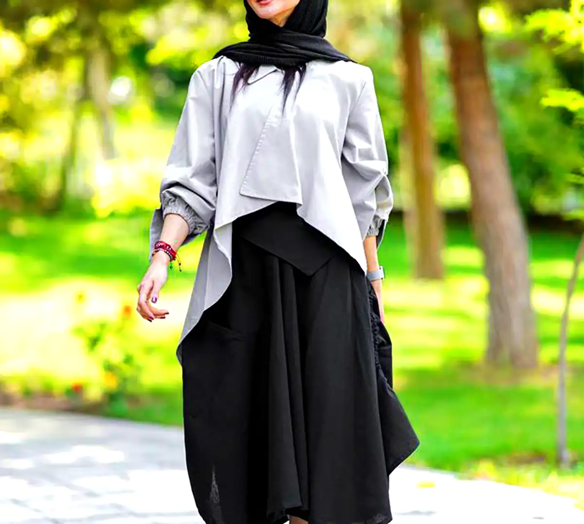 مانتو ساده بلند شیک