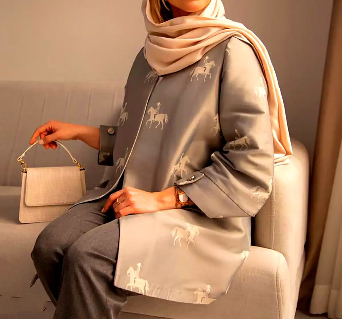 مانتو رنگی شیک