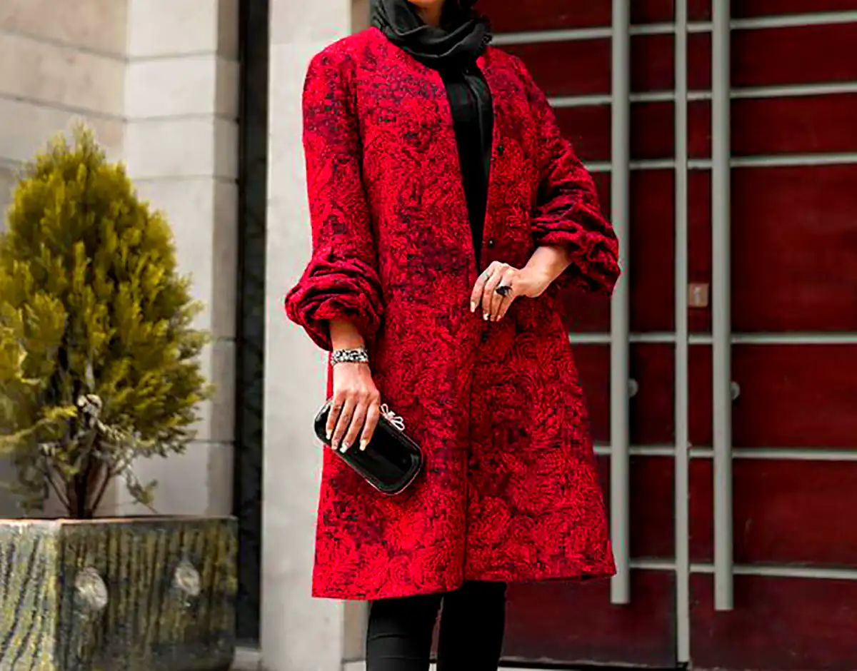 مانتو رنگی شیک