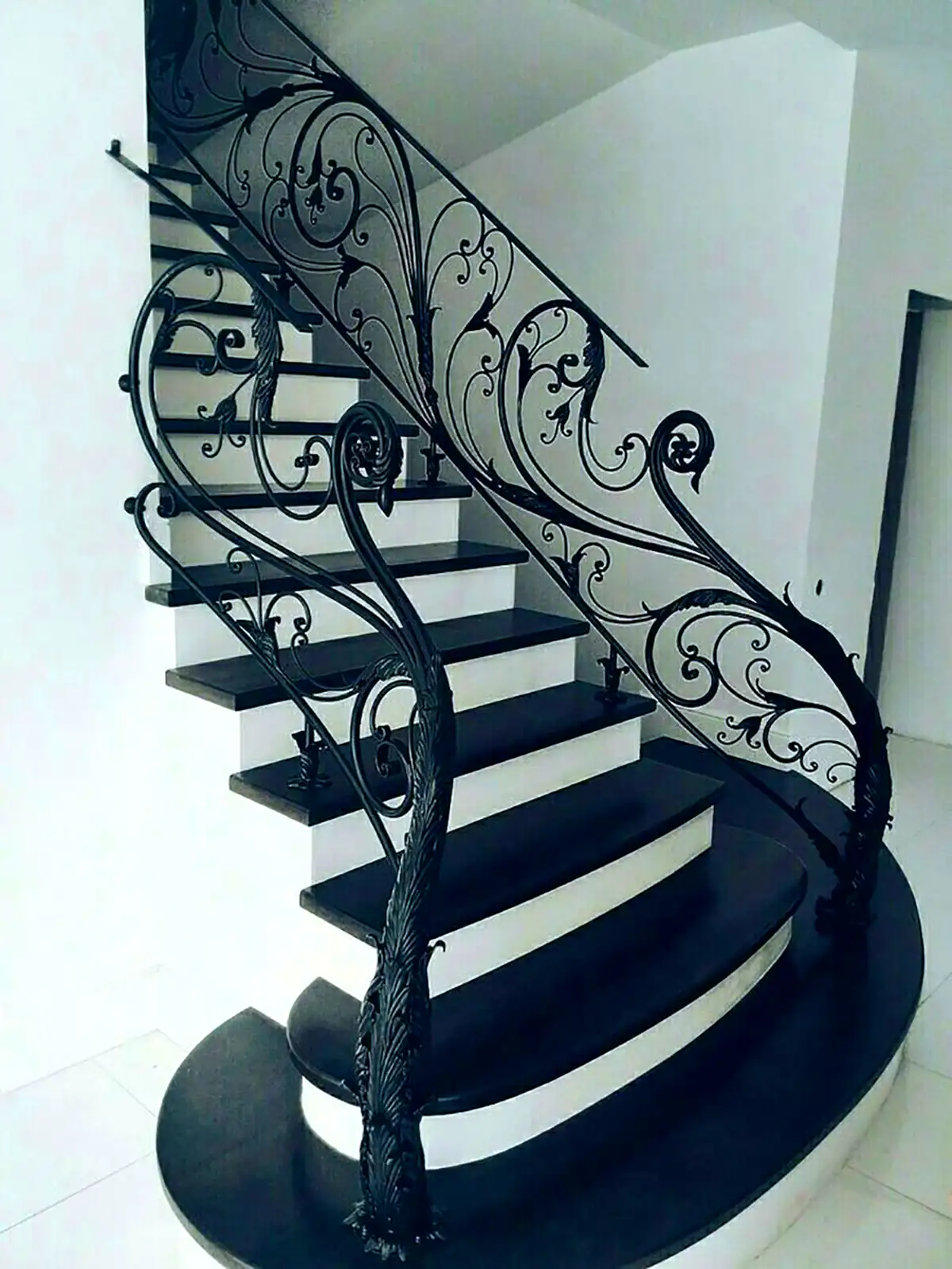 نرده راه پله فرفورژه