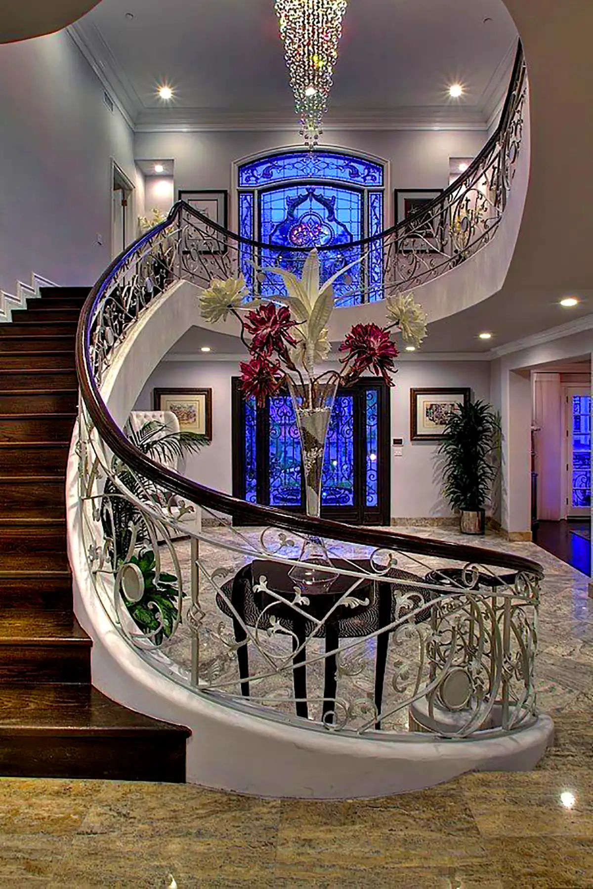 نرده راه پله فرفورژه