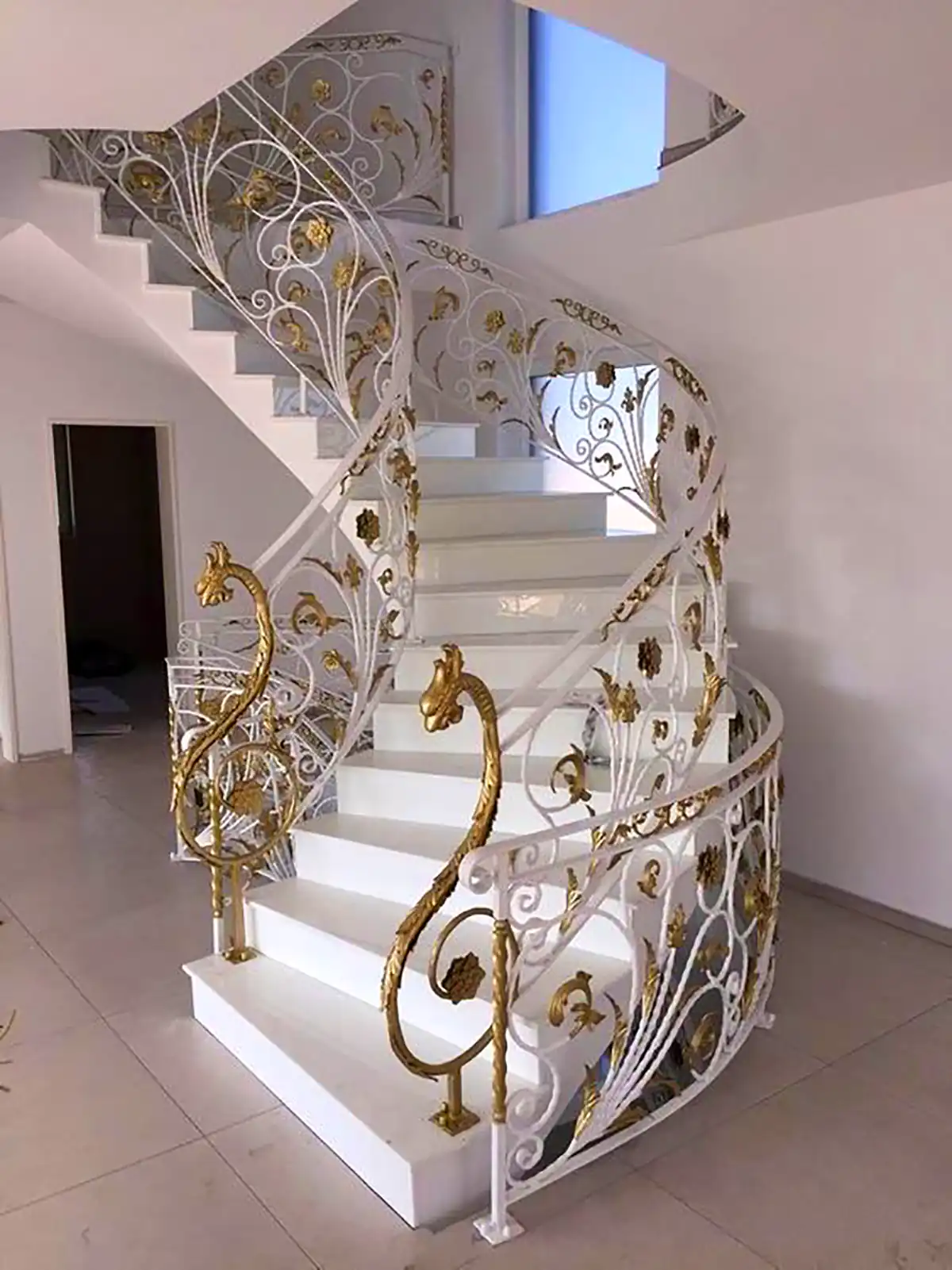 نرده راه پله فرفورژه