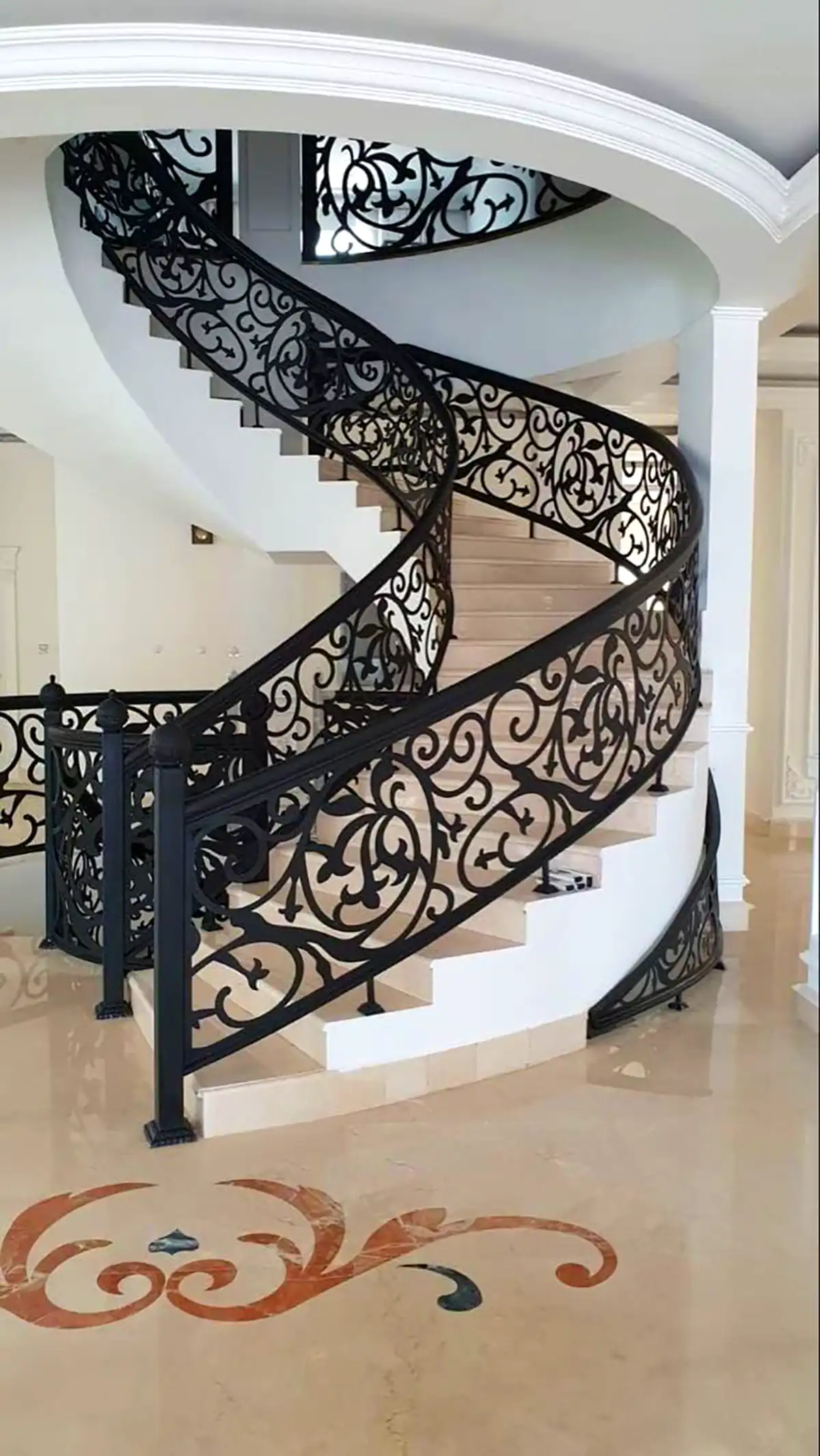 نرده راه پله فرفورژه