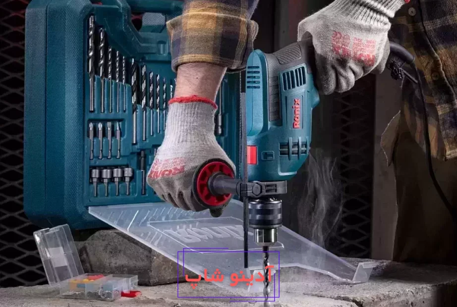 کیت دریل برقی رونیکس سوراخکاری روی بتن