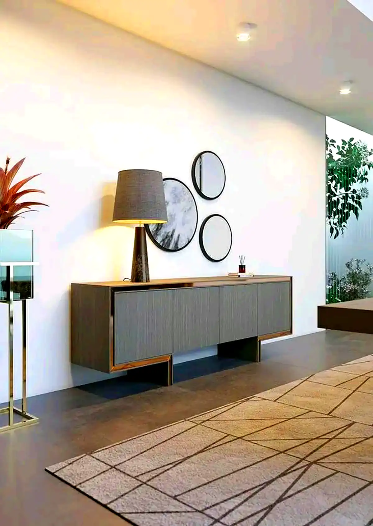آینه کنسول مدرن