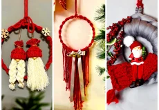 آویز بافتنی رو دری