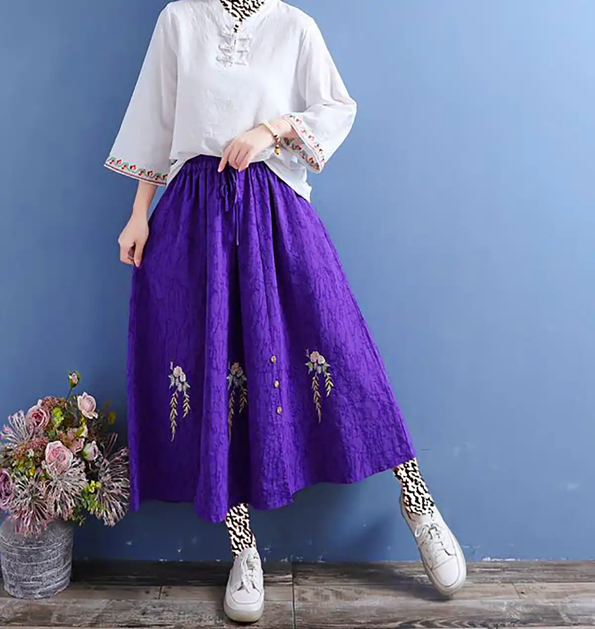 بلوز دامن کژوال زنانه