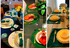 چیدمان شیک و جذاب میز غذاخوری