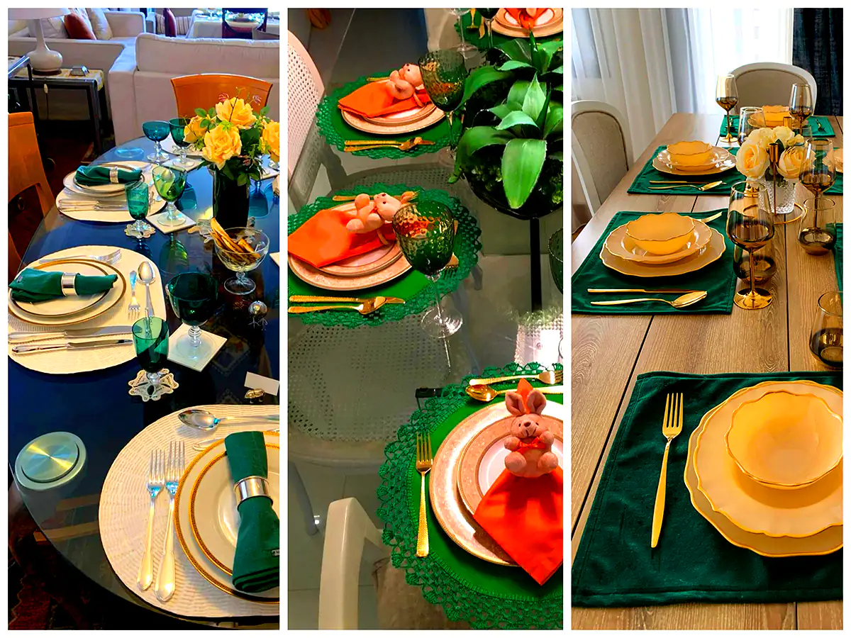 چیدمان شیک و جذاب میز غذاخوری