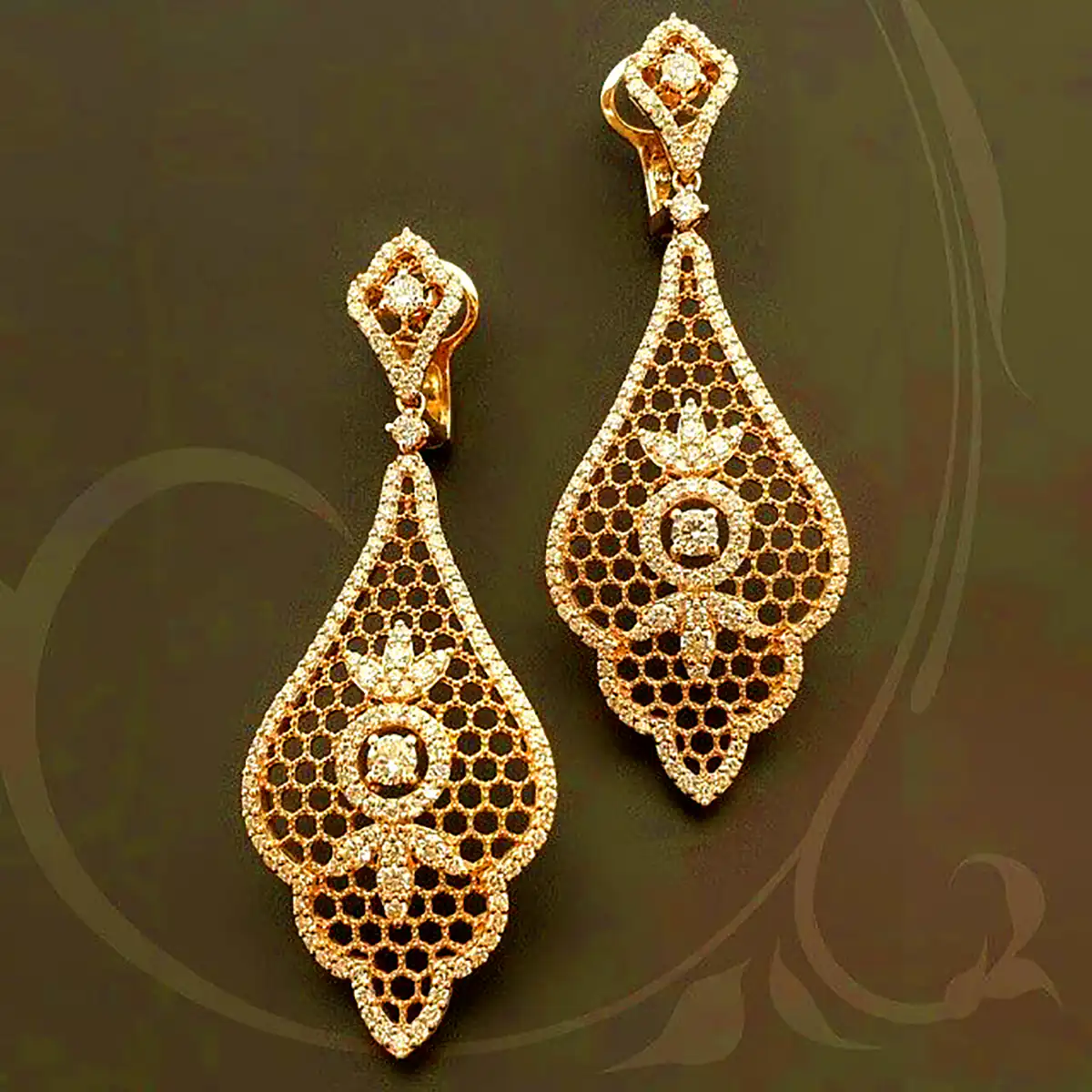 گوشواره باکلاس طلا
