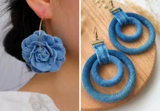 گوشواره خلاقانه جین