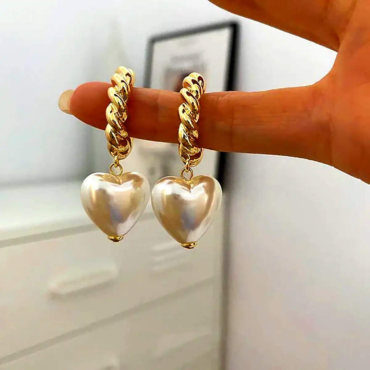 گوشواره مرواریدی لاکچری