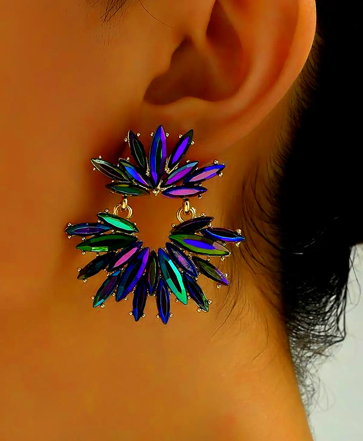 گوشواره رنگی شیک
