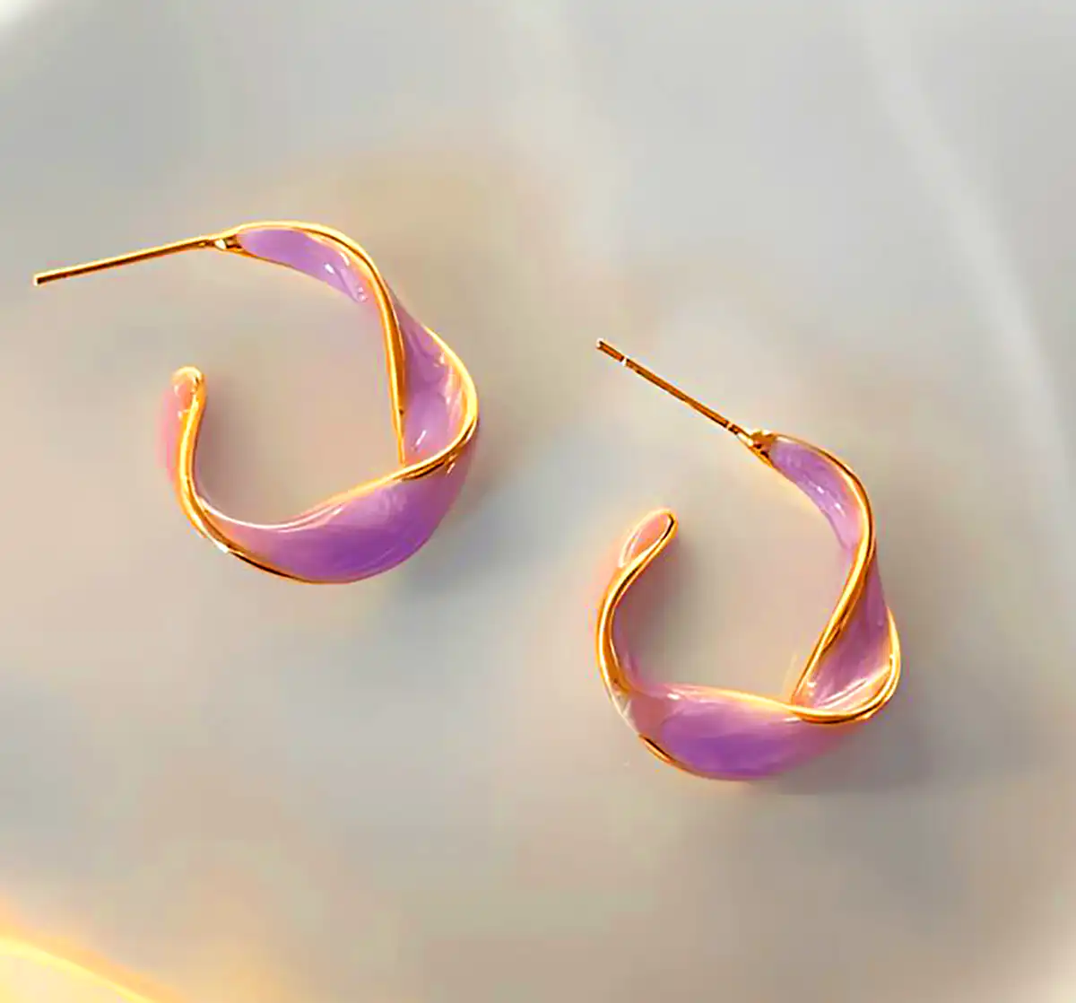 گوشواره رنگی مدرن
