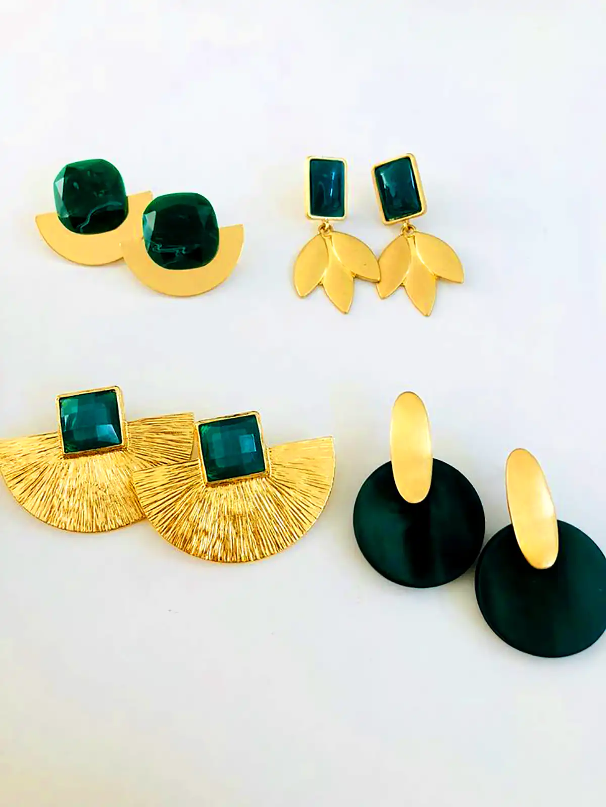 گوشواره شیک برنجی