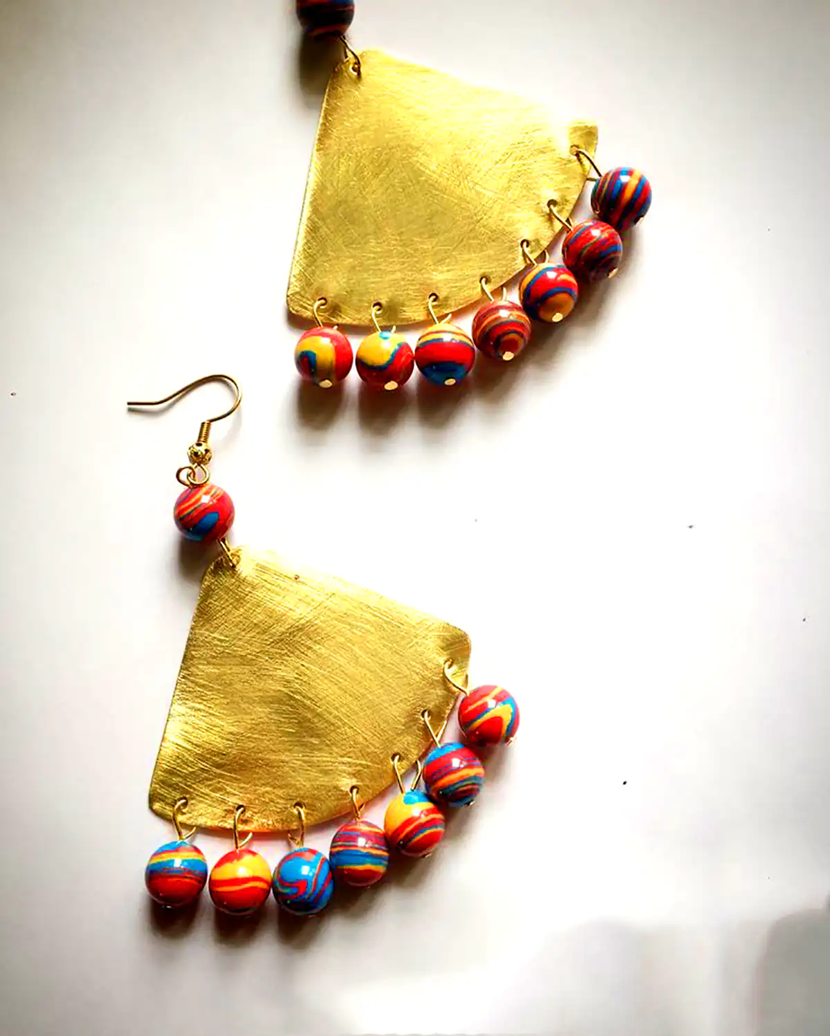 گوشواره شیک برنجی