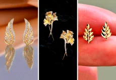 گوشواره طلا مدرن و مینیمال
