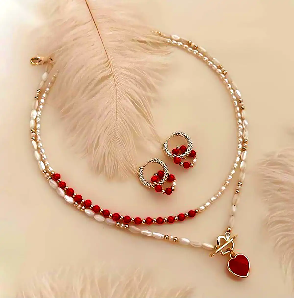 گردنبند مدرن و خاص سنگی