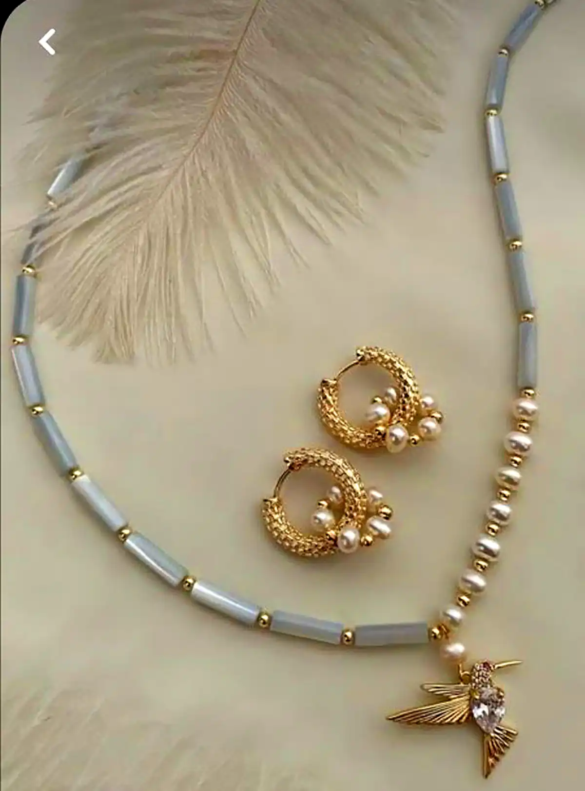 گردنبند مدرن و خاص سنگی