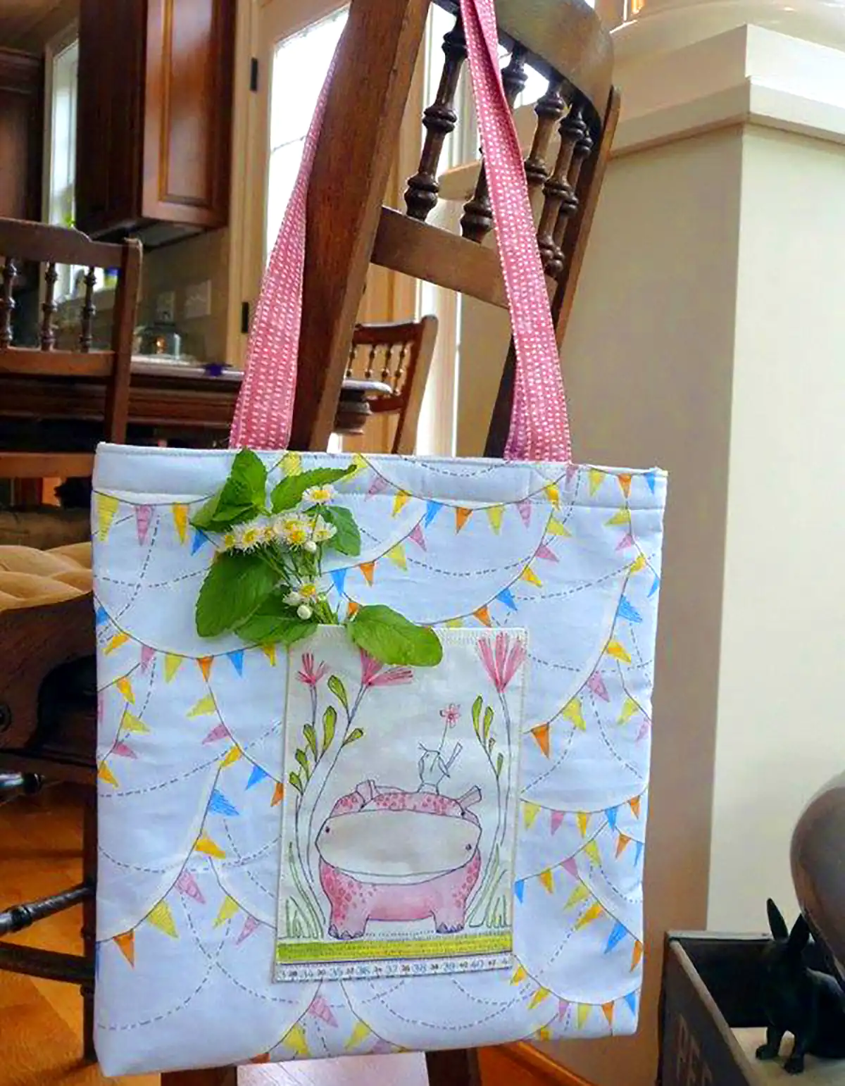 کیف دستساز پارچه ای