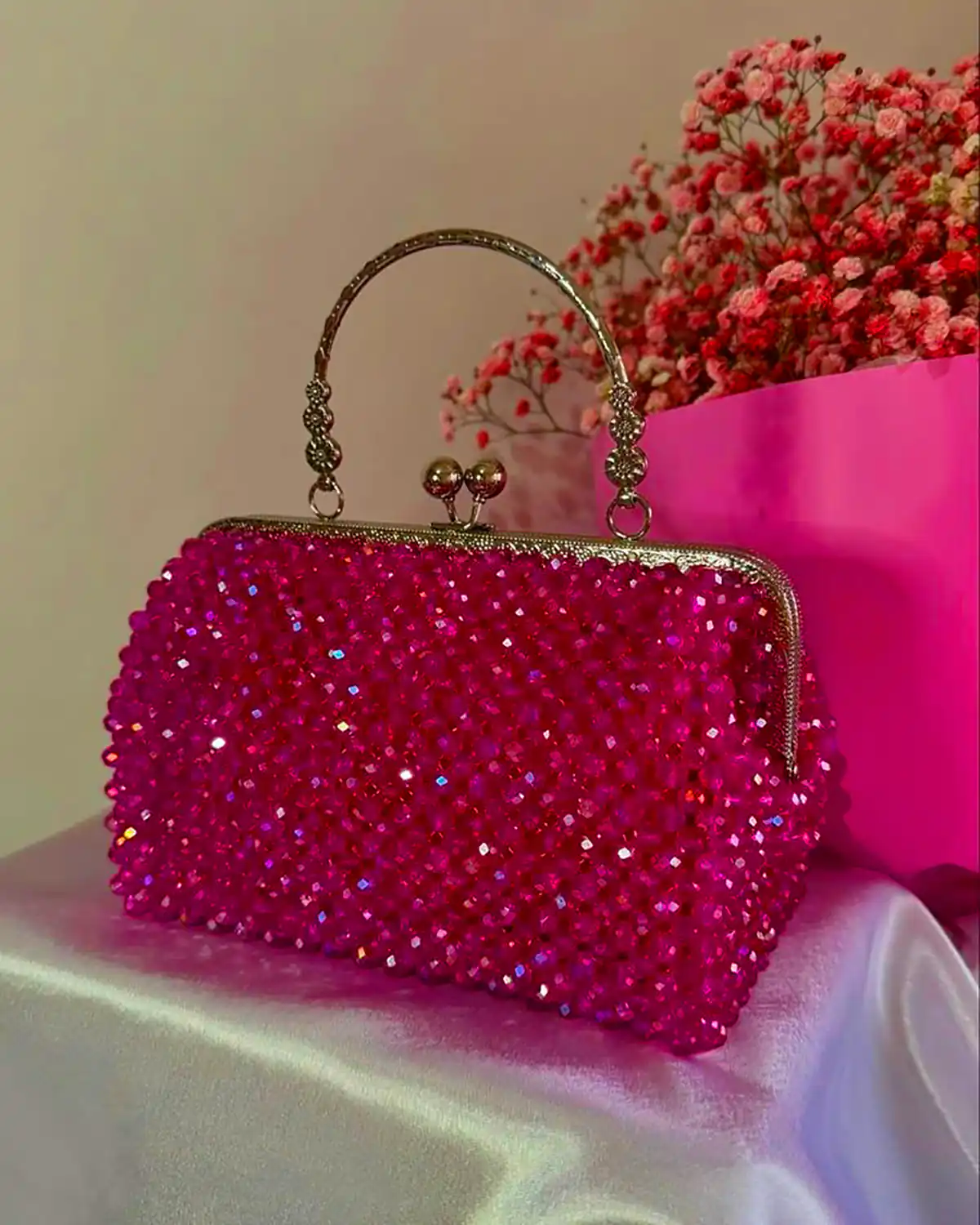 کیف مهره ای فانتزی