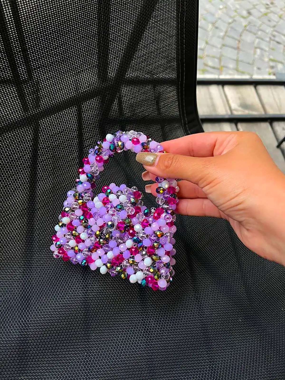 کیف مهره ای فانتزی