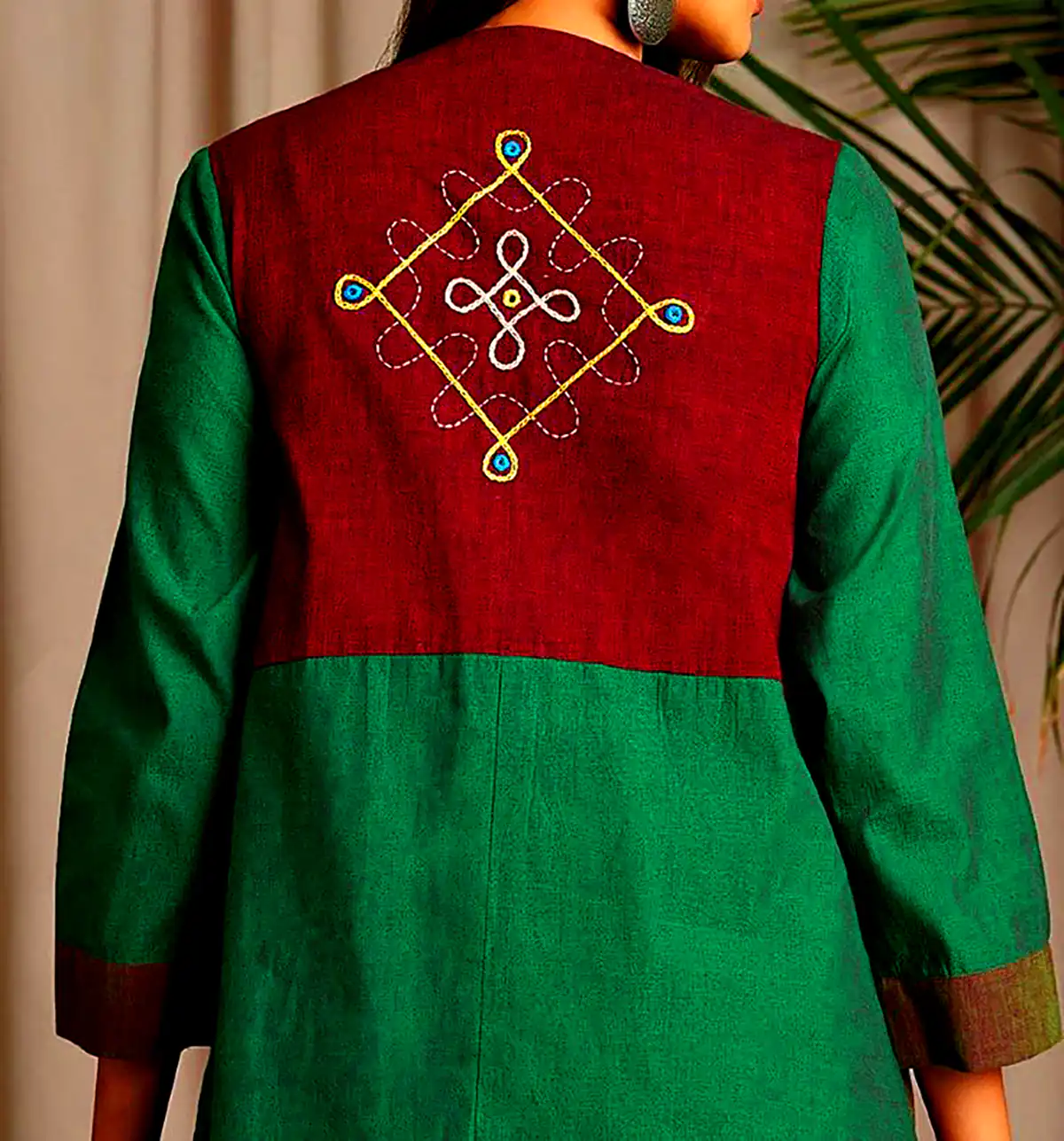 کت کوتاه سوزن دوزی