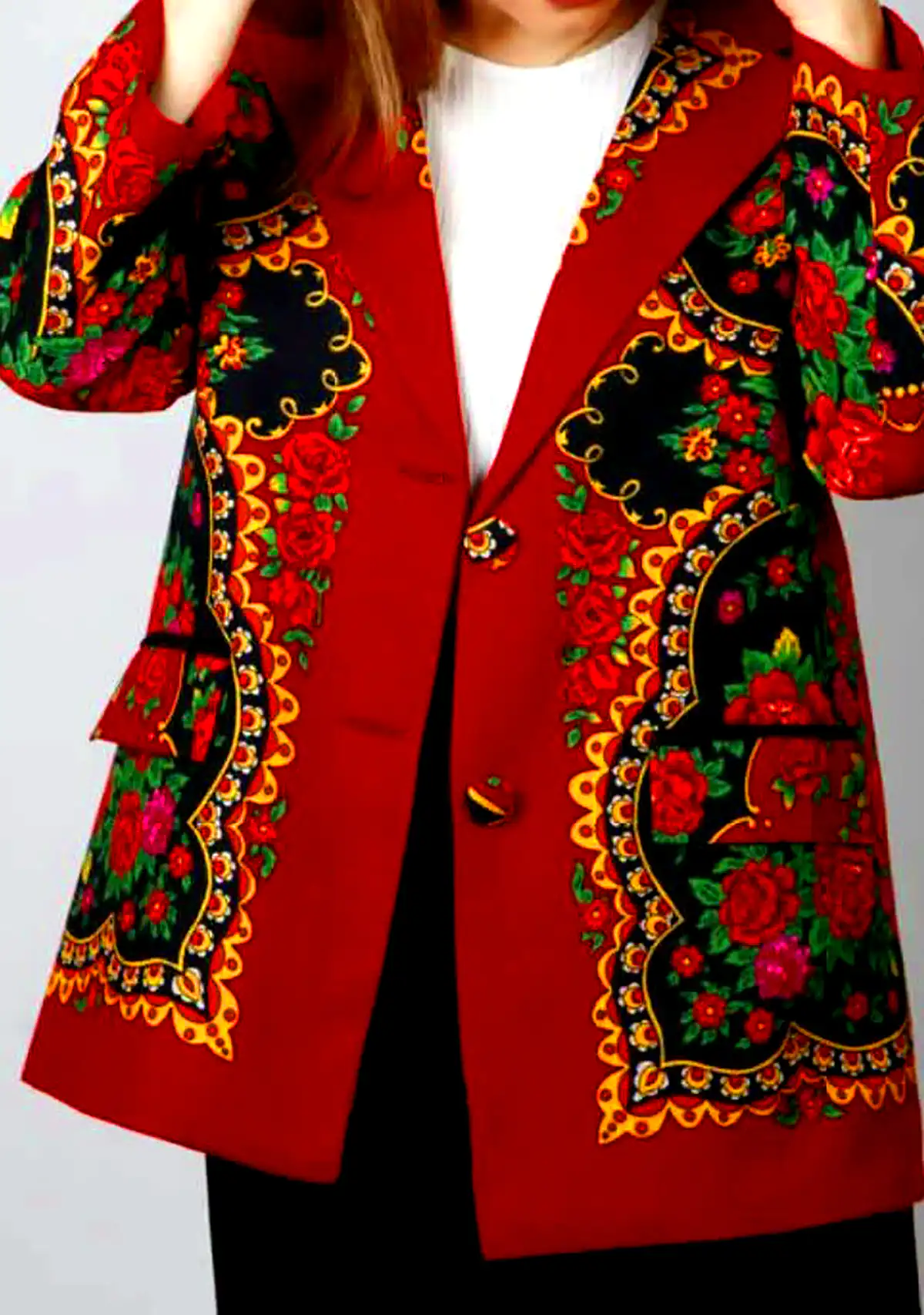 کت کوتاه سوزن دوزی