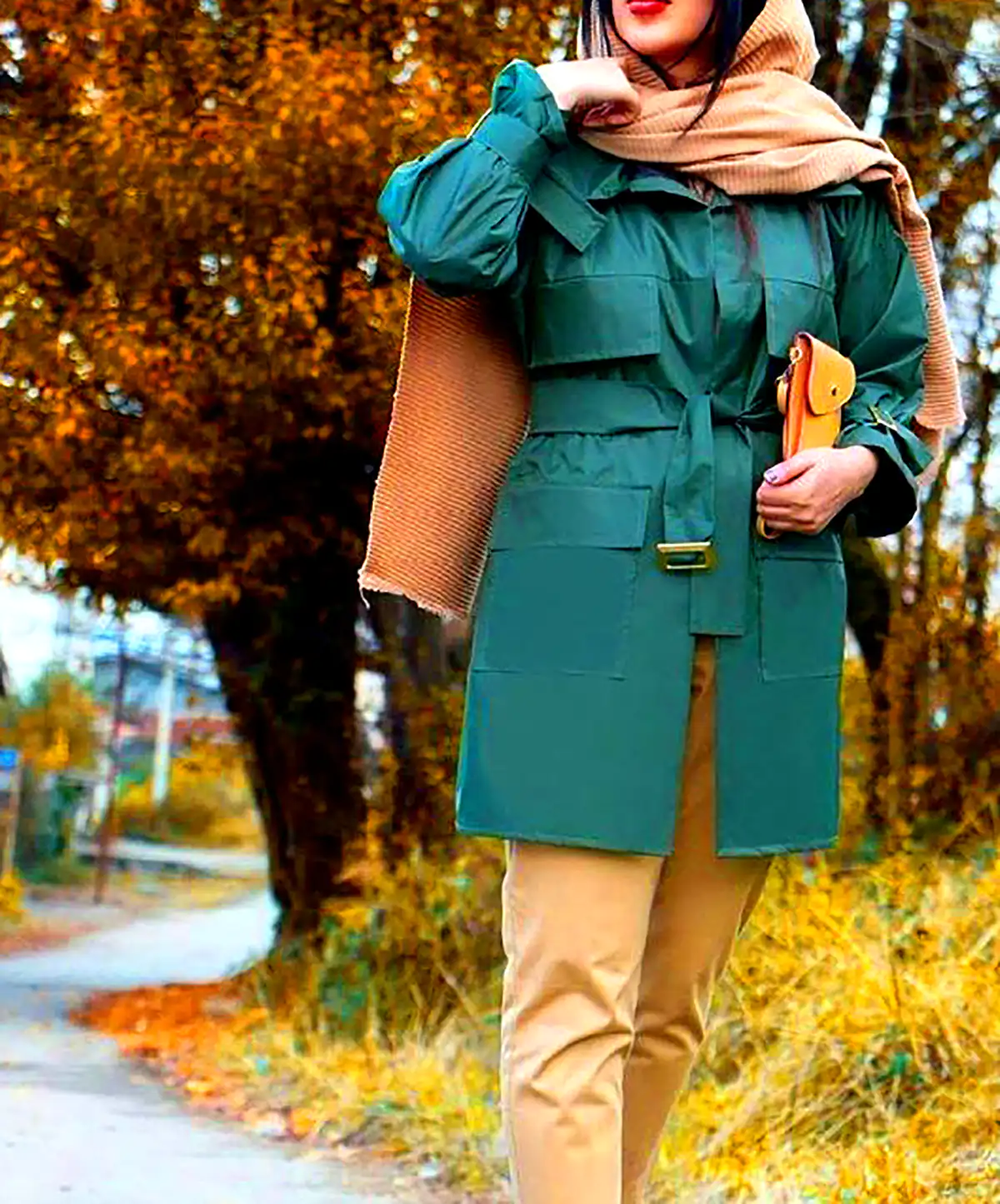 کت رنگی مینیمال